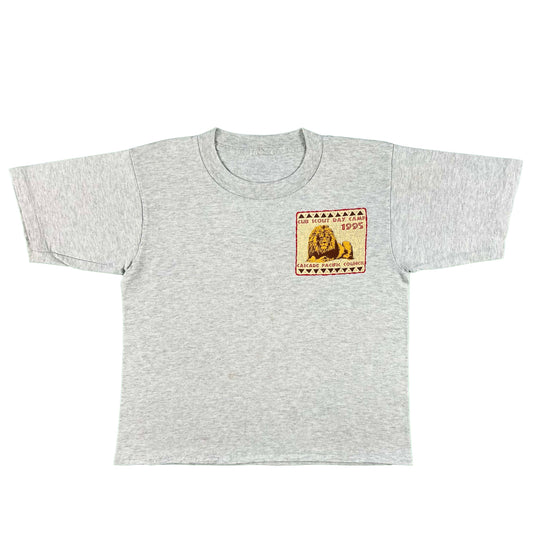 90s Cub Scout Day Camp Lion Crop Tee- S