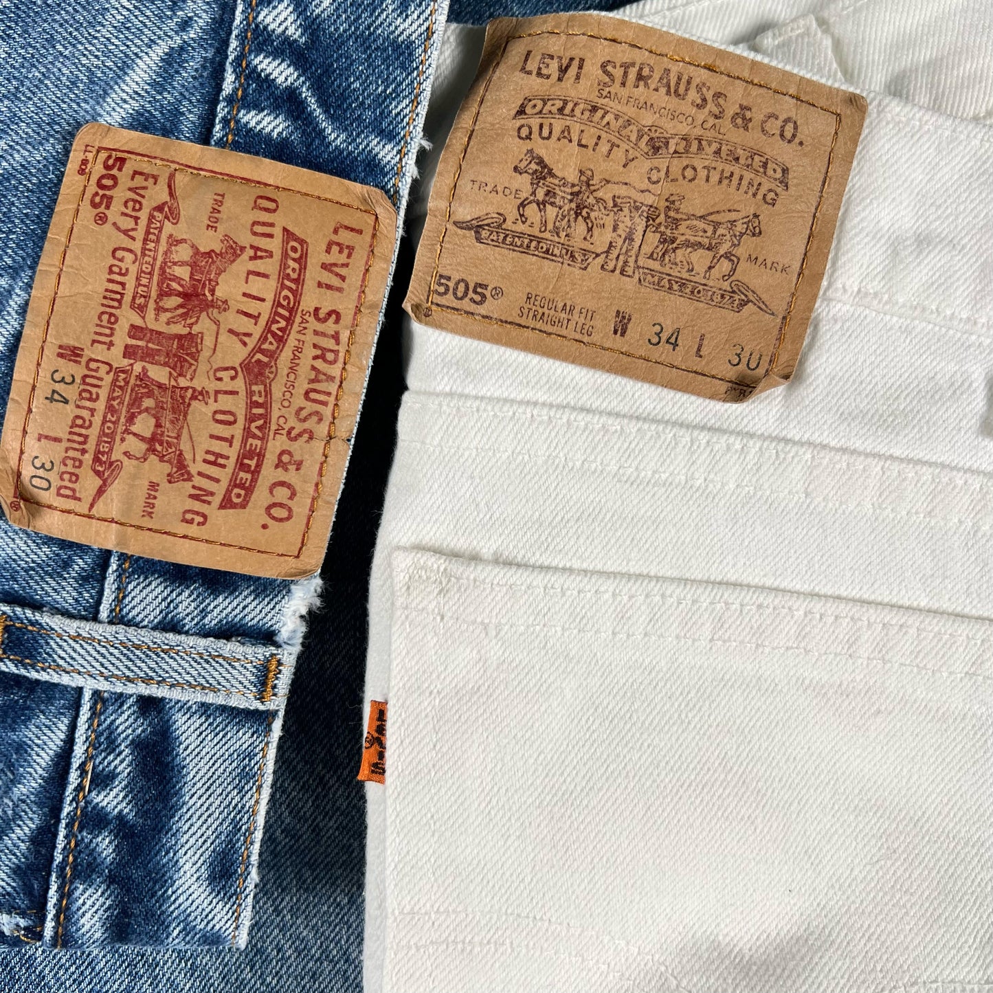 90s Levi's 505 2 Pack-(33x29/30)