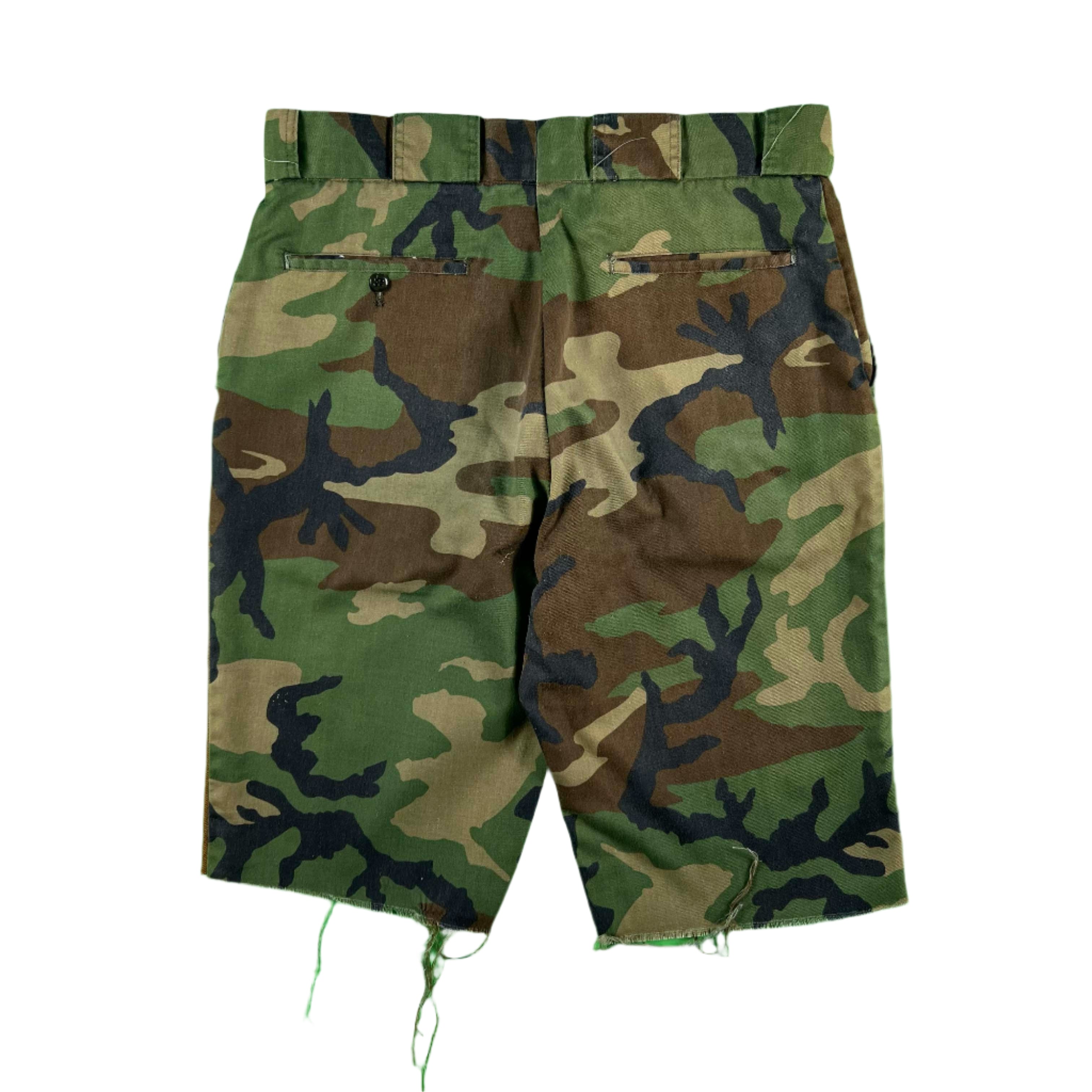 【BAON】[unisex] Hobur Camo Carpenter Banding Bermuda Pants Gander Mountain ScentCore Mesh Camo Hunting Cargo Pants Mens