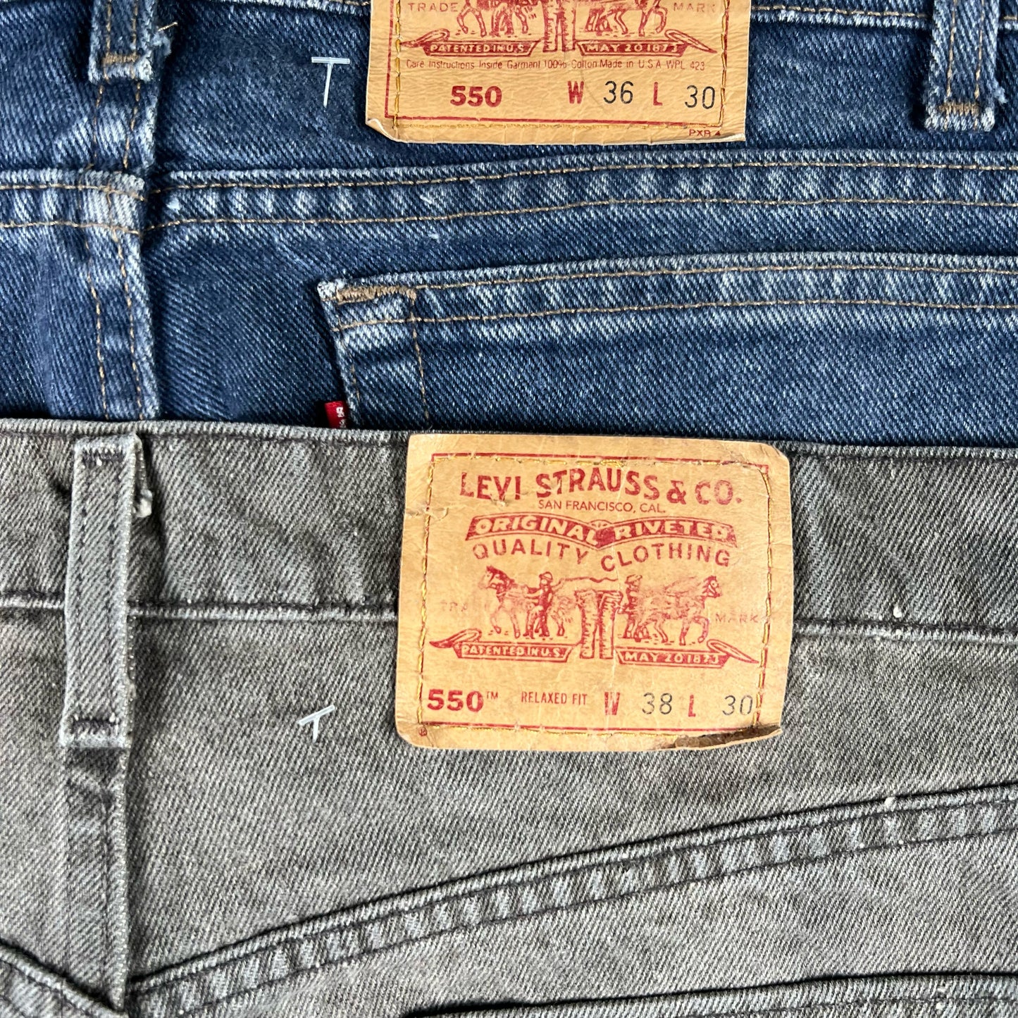 90s Over Dyed Levi's 550 2 Pack-(36x30)