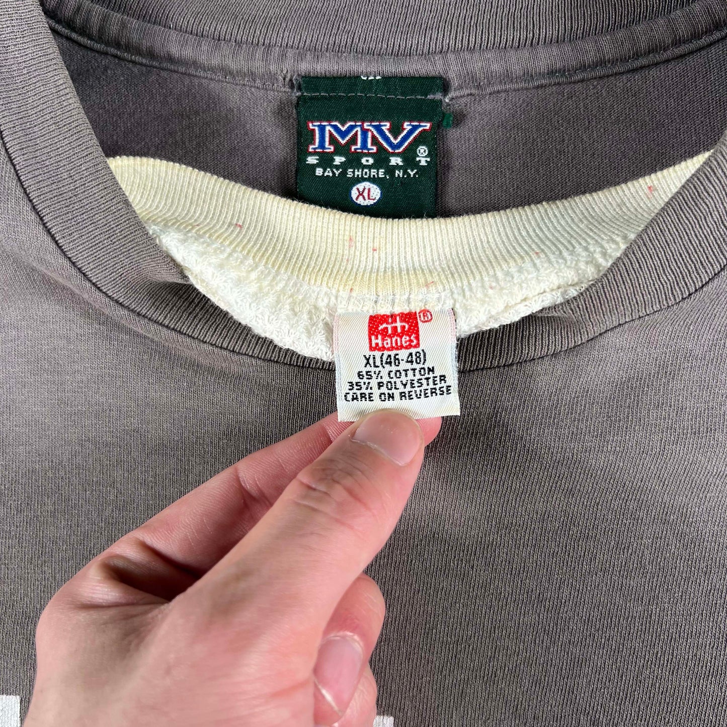 90s Perfectly Faded Willamette U Tee & Waffle Knit Thermal- XL