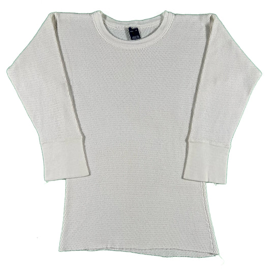 Vintage 100% Cotton Waffle Knit Thermal- S,M,L