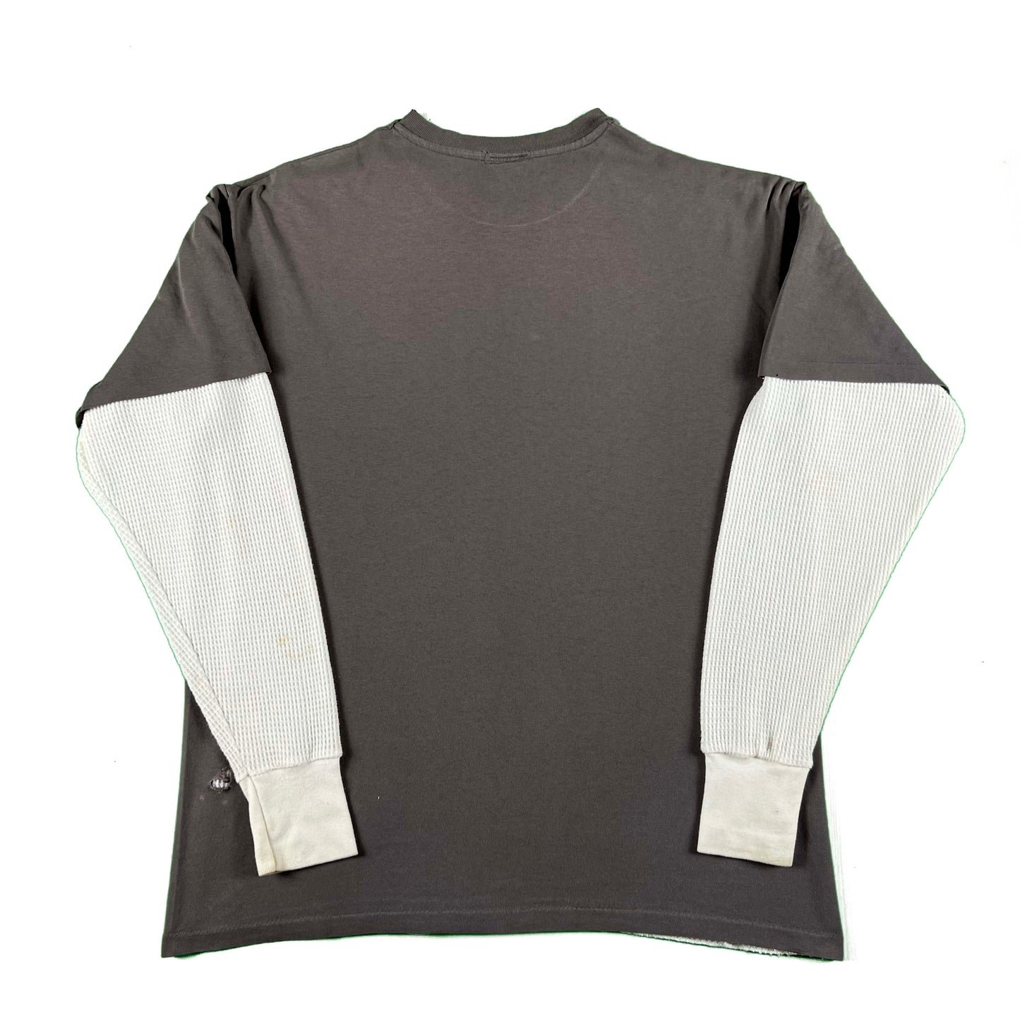 90s Perfectly Faded Willamette U Tee & Waffle Knit Thermal- XL