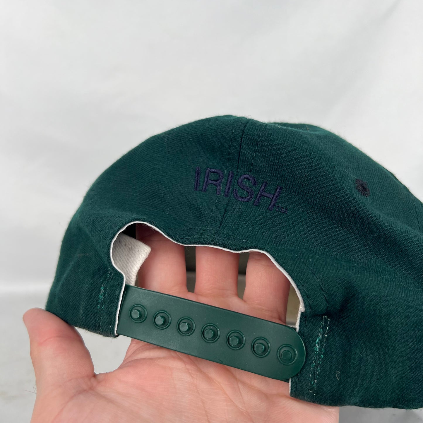 80s New Era Notre Dame Trucker Hat