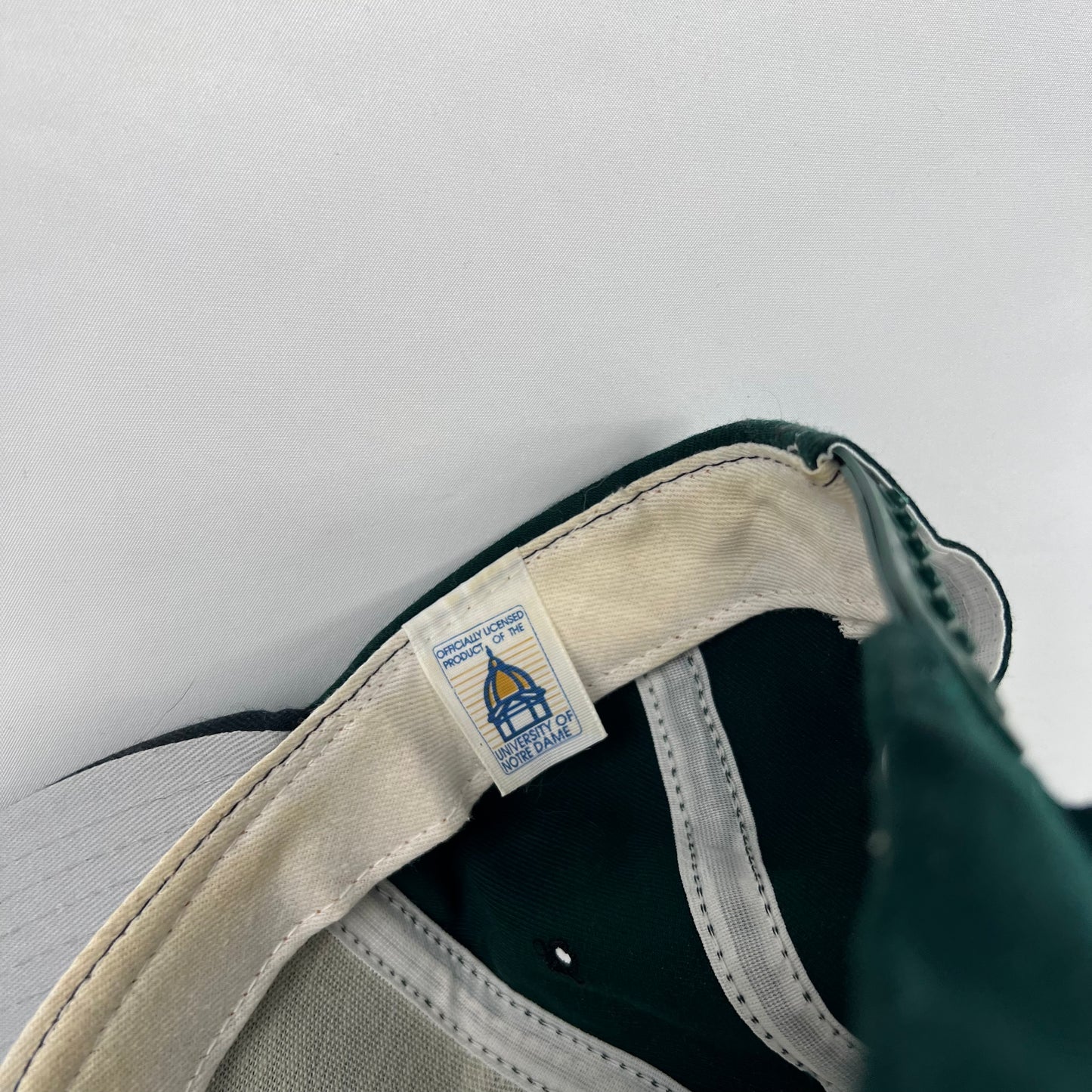 80s New Era Notre Dame Trucker Hat