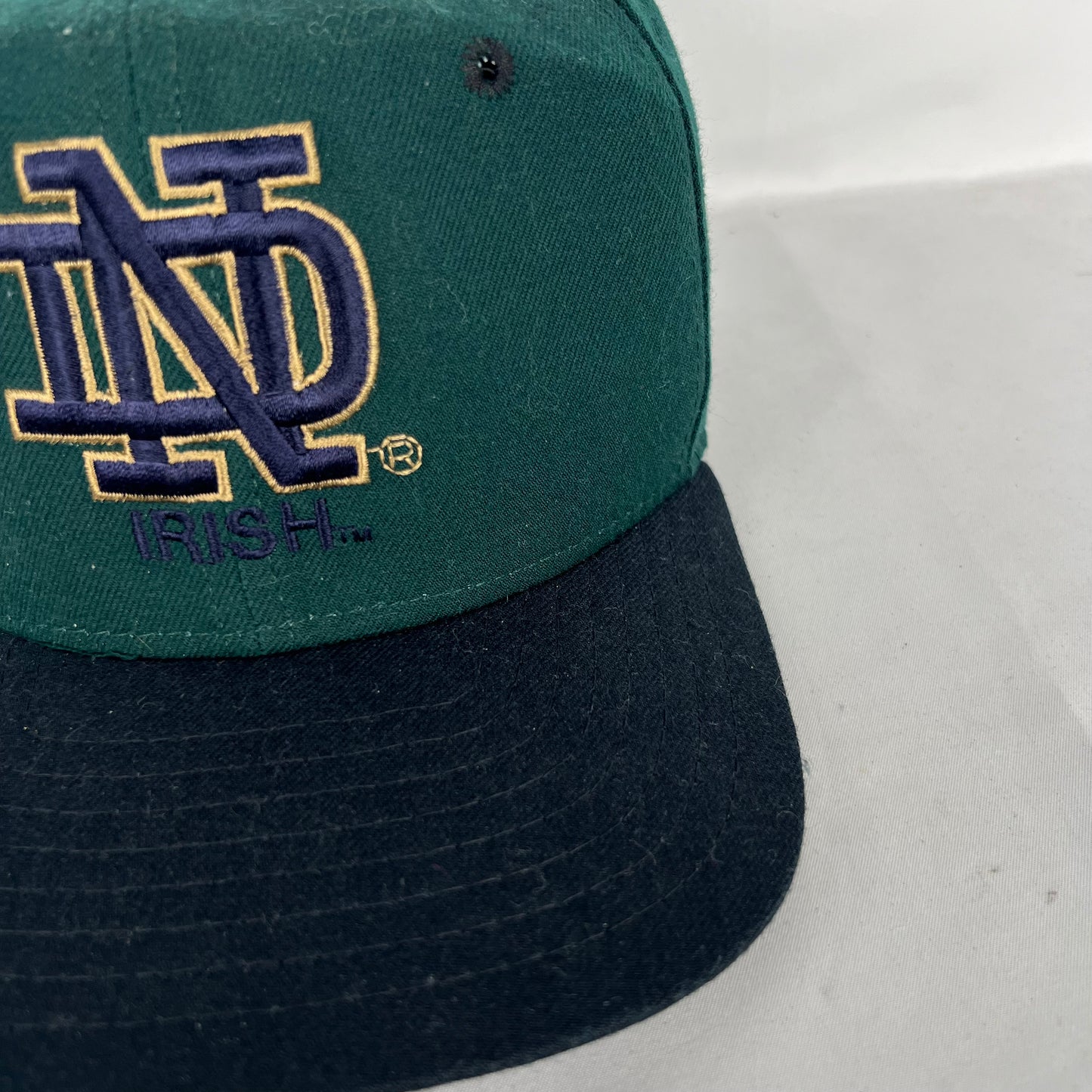80s New Era Notre Dame Trucker Hat