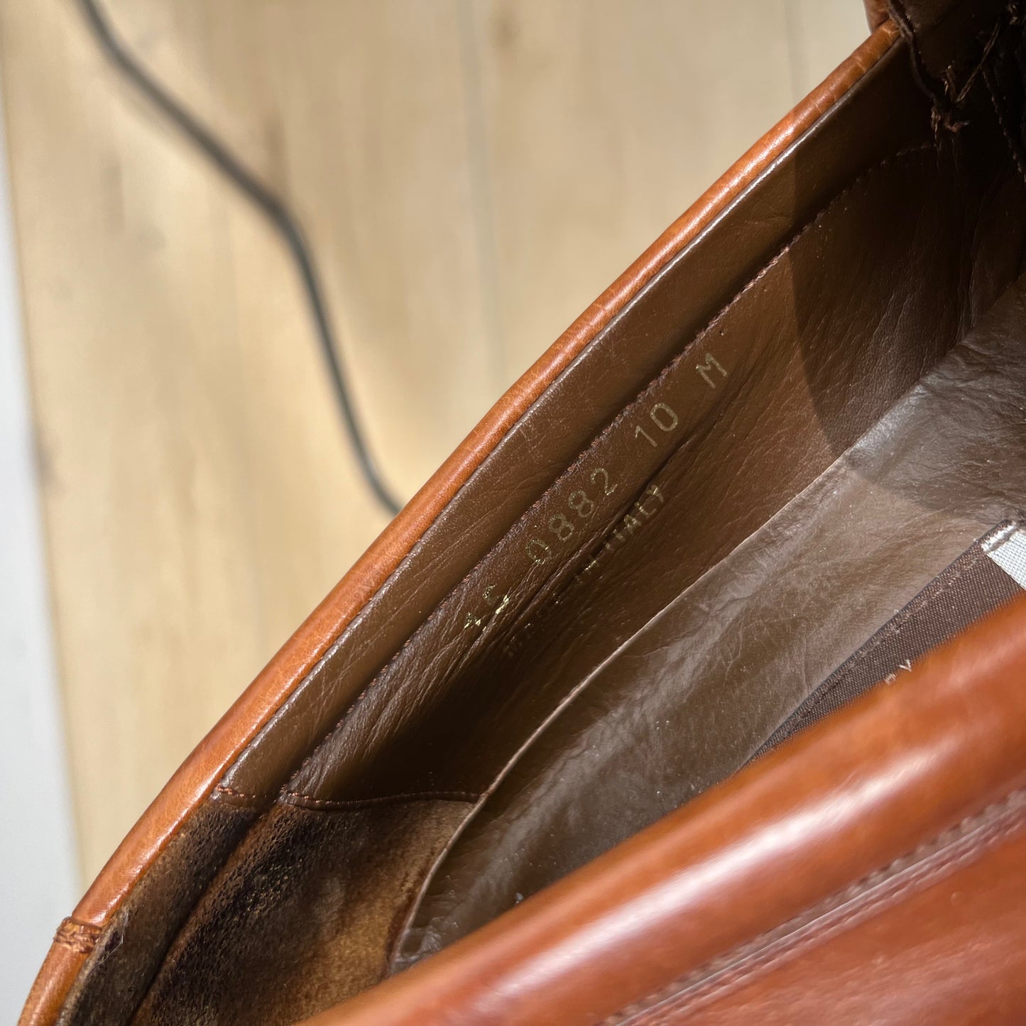 90s Italian Leather Tassel Loafers- M's 10,W's 11.5