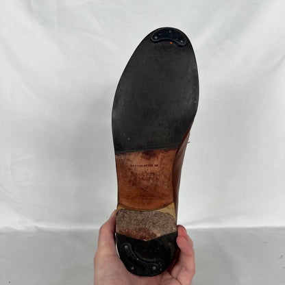 90s Italian Leather Tassel Loafers- M's 10,W's 11.5
