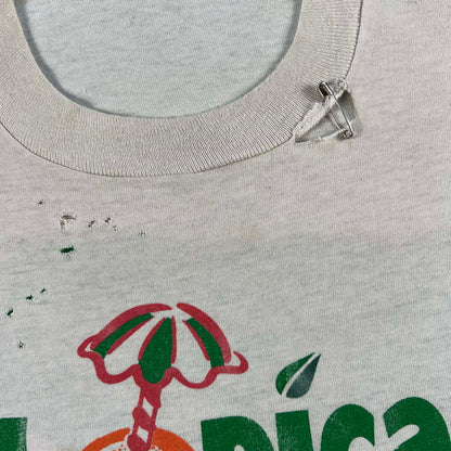 80s Thrashed & Safety Pinned Tropicana Tee- XL