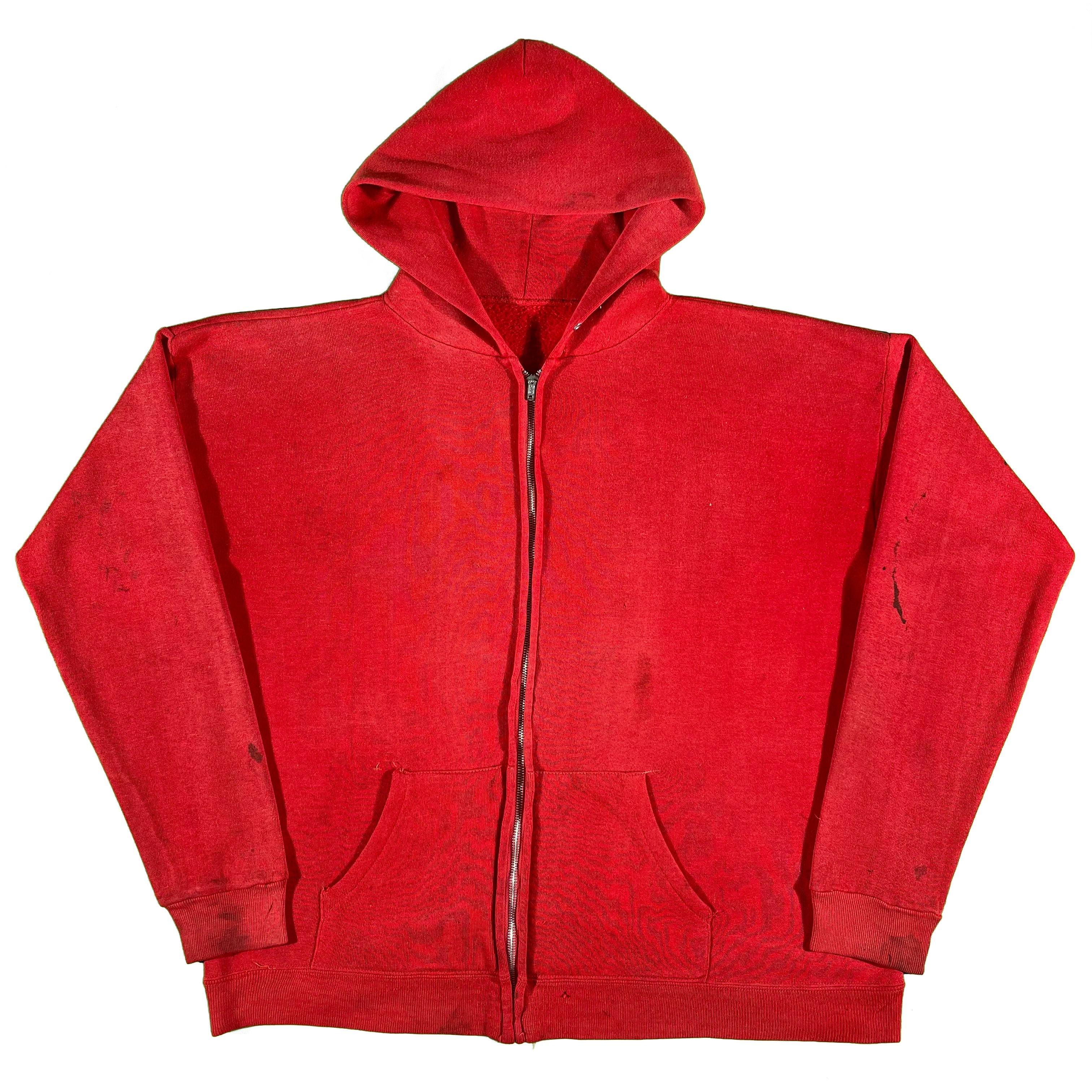 Faded red zip up hoodie new arrivals