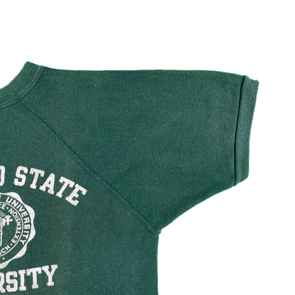 60s Flocked Colorado State Short Sleeve Sweatshirt- S