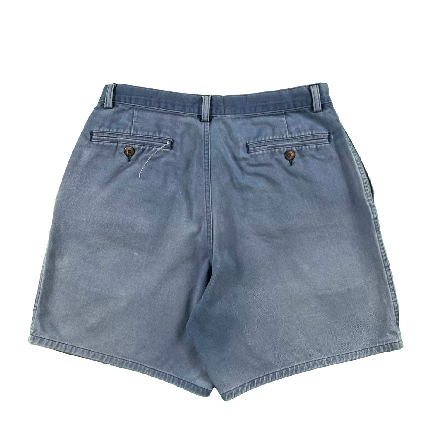 90s Sun Faded Pleated Chino Shorts- 29x6.5