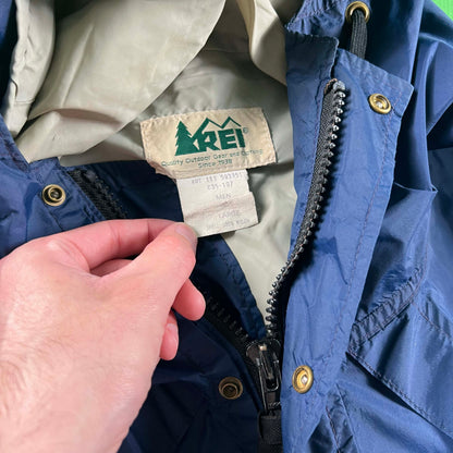 80s/90s R.E.I. Gore-Tex Rain Jacket- L