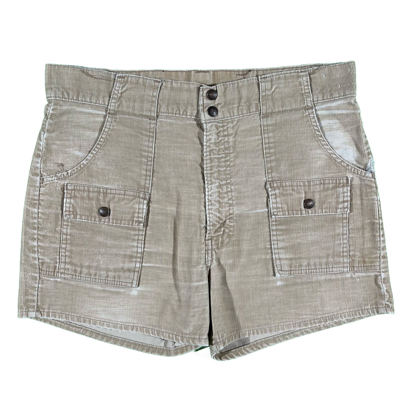 70s Faded Levi's Corduroy Bush Shorts- 34x3.5