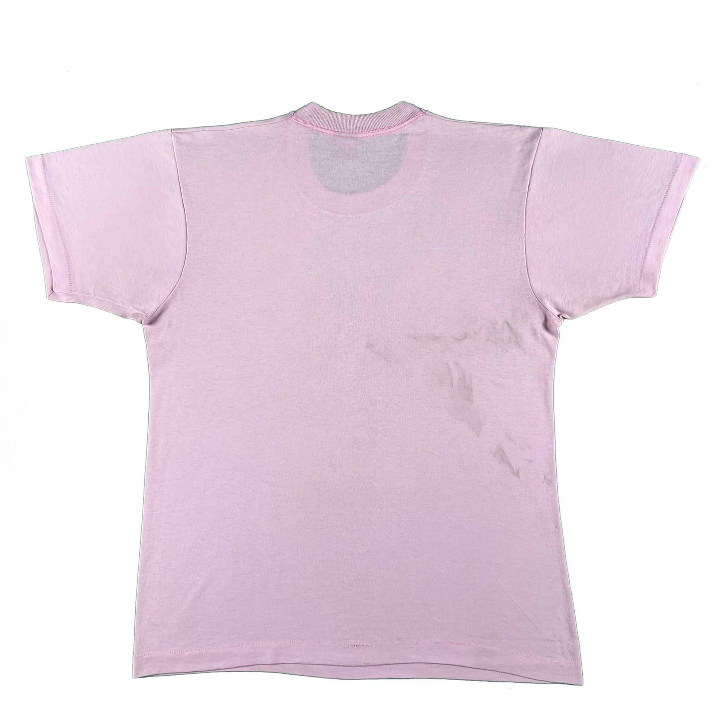 90s Pink Pentwater Floral Tee- L