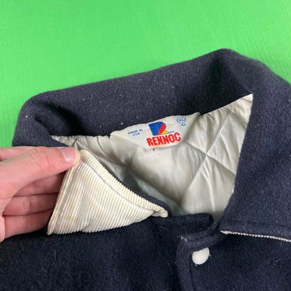 90s Wool Varsity Jacket- XL