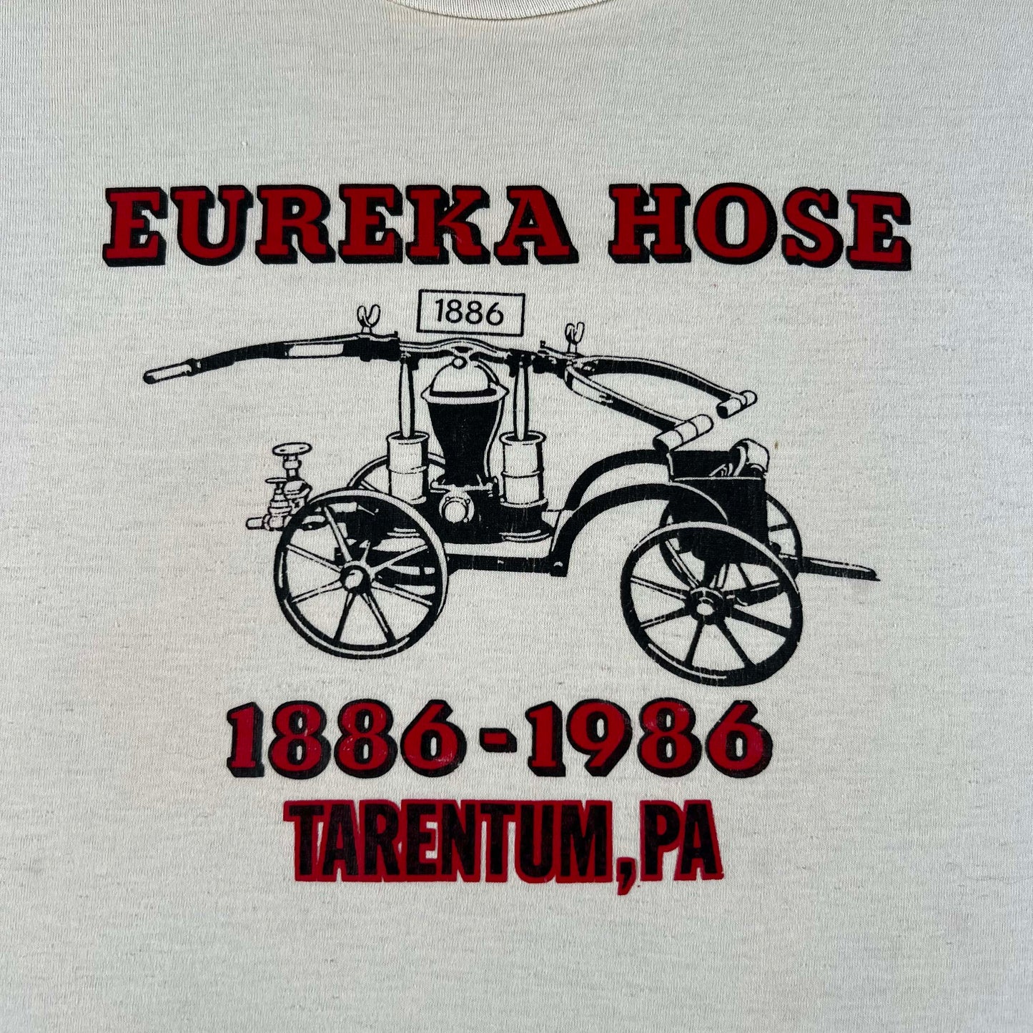 80s Eureka Hose 100 Year Anniversary Tee- M