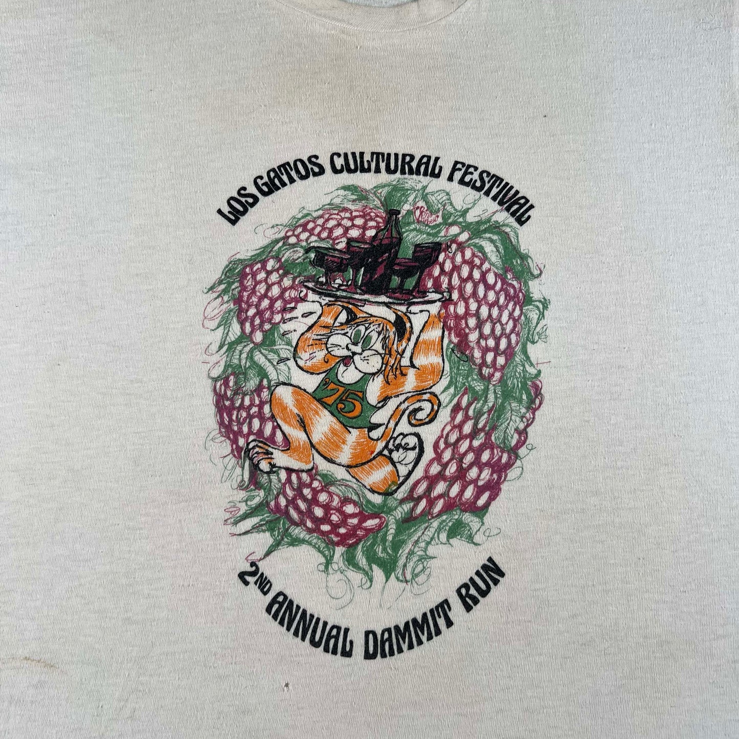 70s Los Gatos Dammit Run Tees- SELECT TEE