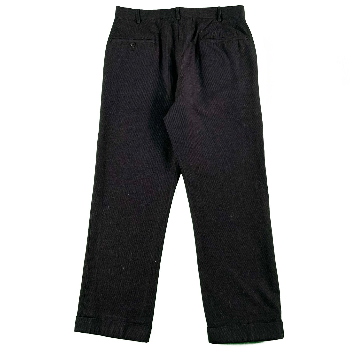 60s Japanese Tailor Made Brown Wool Trousers- 31x26