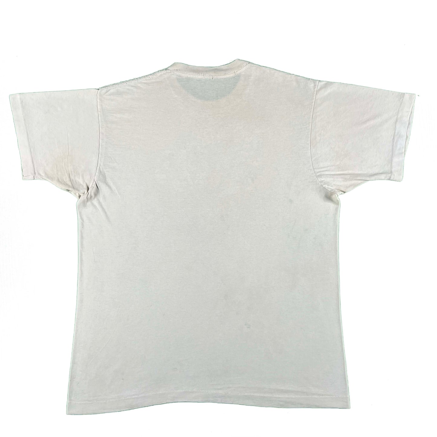 80s Beat Up Blank White Tee- XL