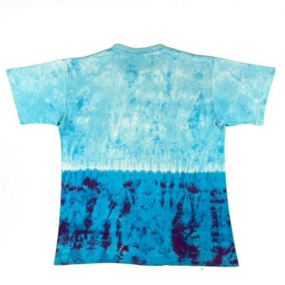 90s Great White Shark Tie Dye Tee- L