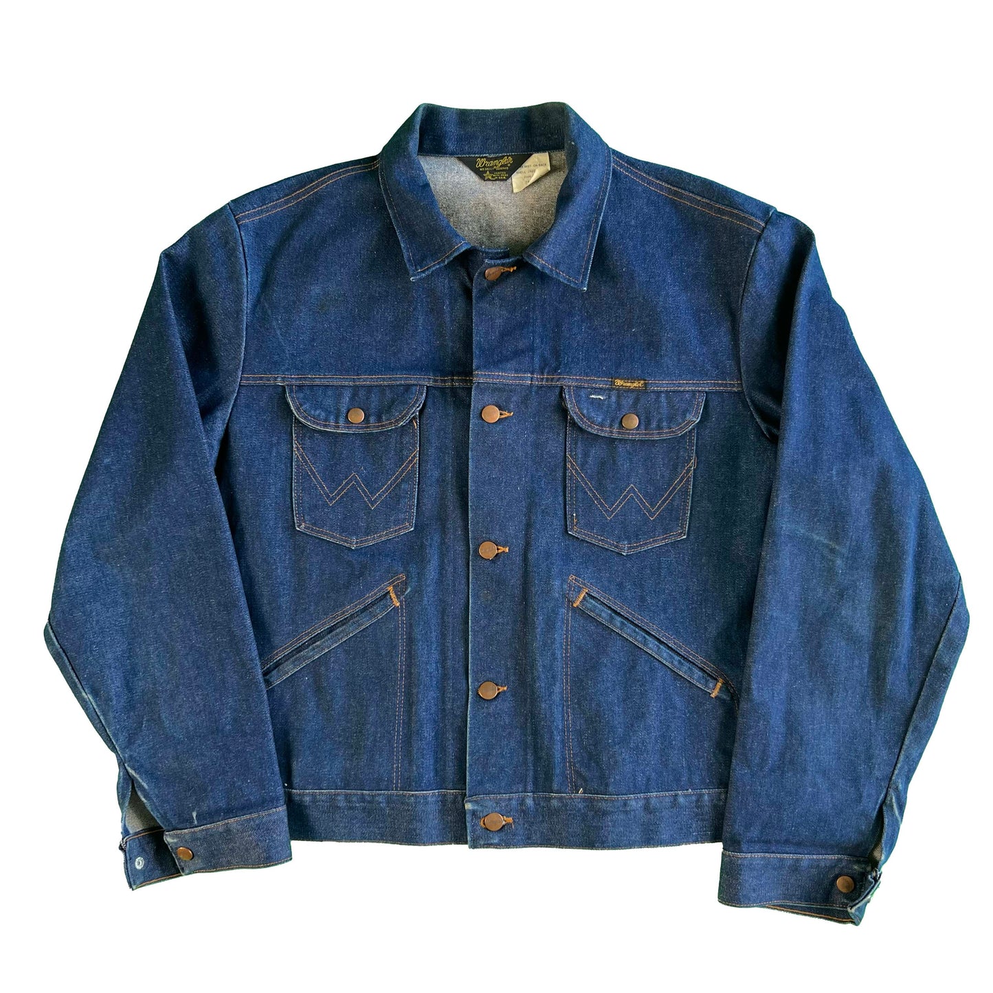 80s Wrangler Dark Wash Denim Jacket- XL