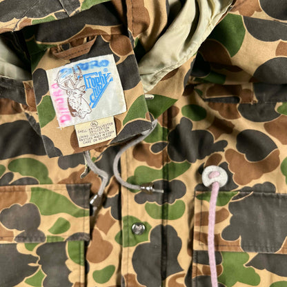 80s/90s Duck Camo Hooded Jacket- XL