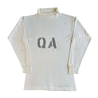 70s Stenciled Turtleneck Tee- M