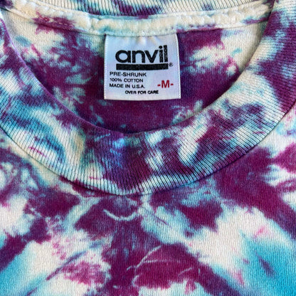 90s Anvil Blank Tie Dye Long Sleeve Tee- S