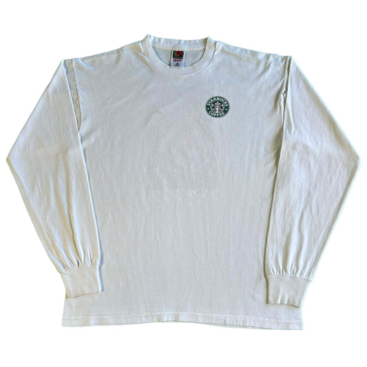 90s Starbucks Long Sleeve Tee- XL