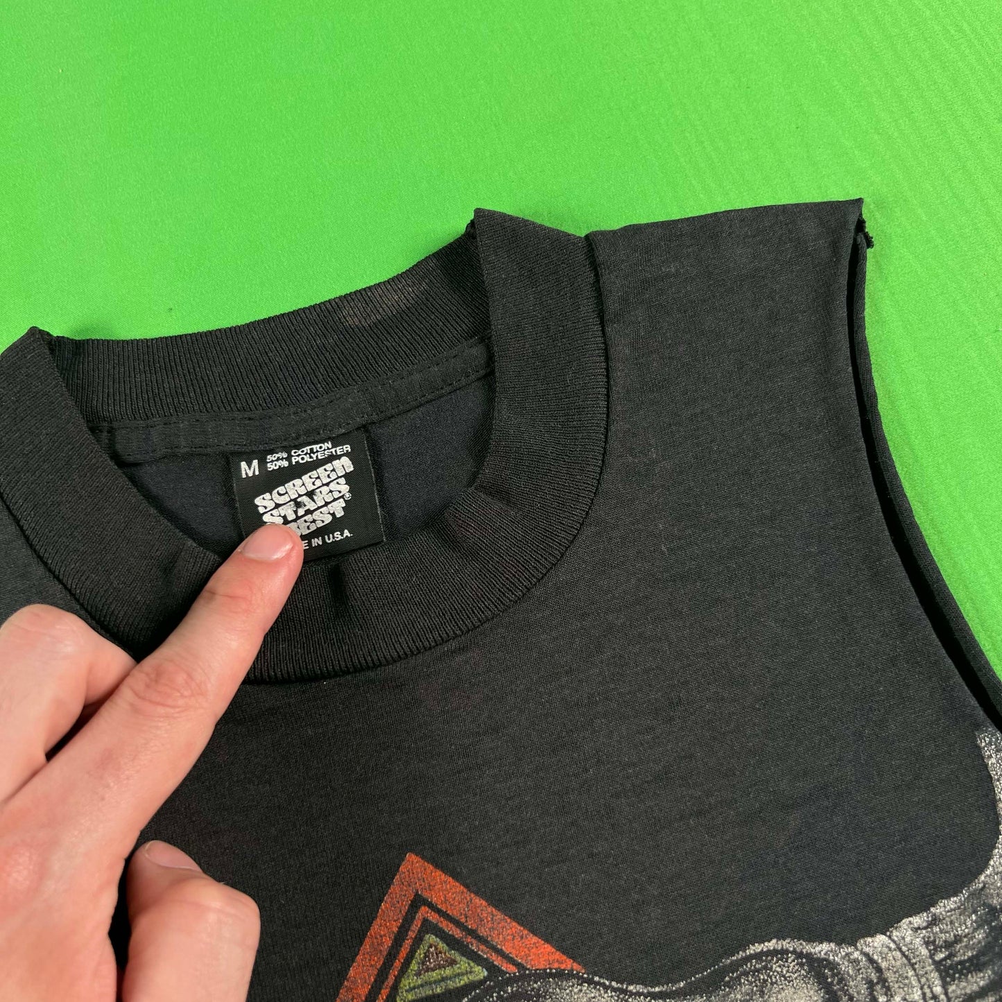 80s/90s Cut Off Longhorn Skull Tee- S