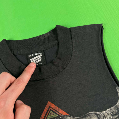 80s/90s Cut Off Longhorn Skull Tee- S