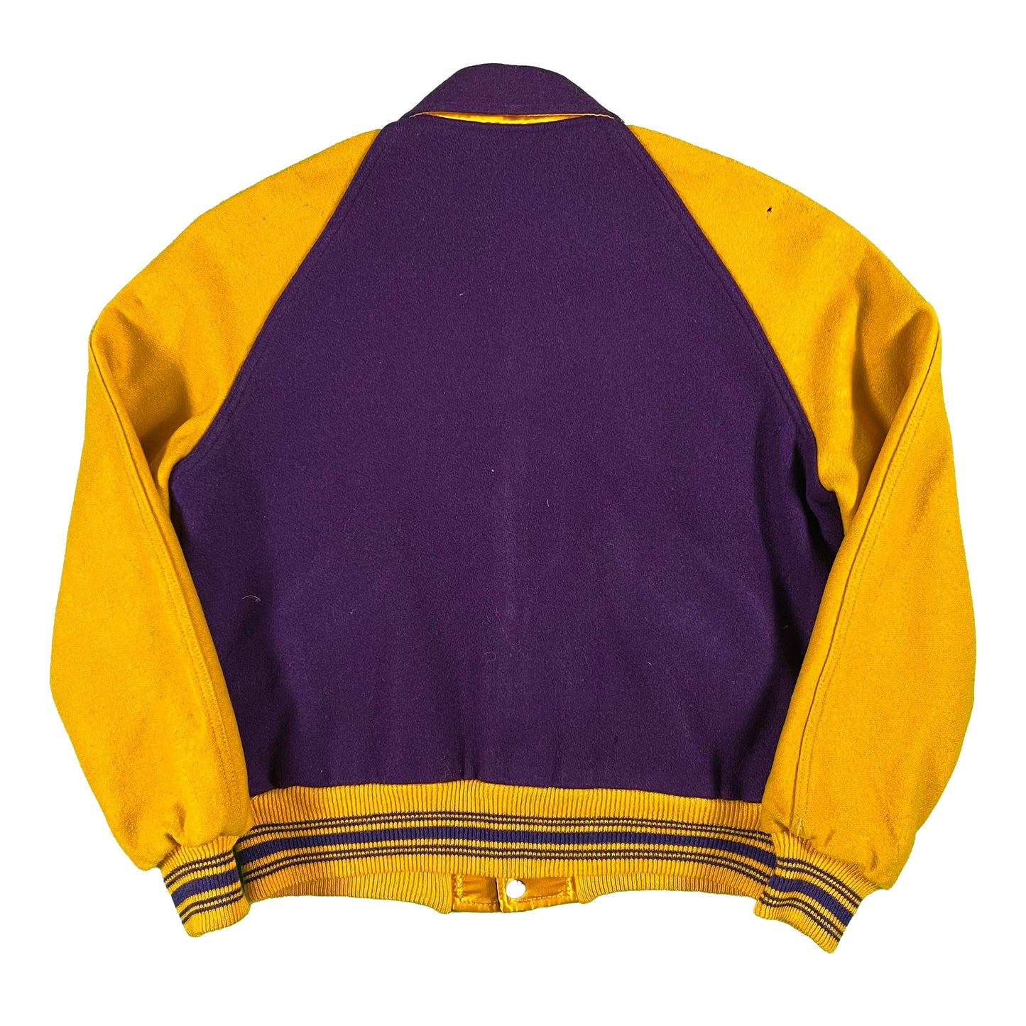 50s Reversible Satin Lakers Varsity Jacket- M