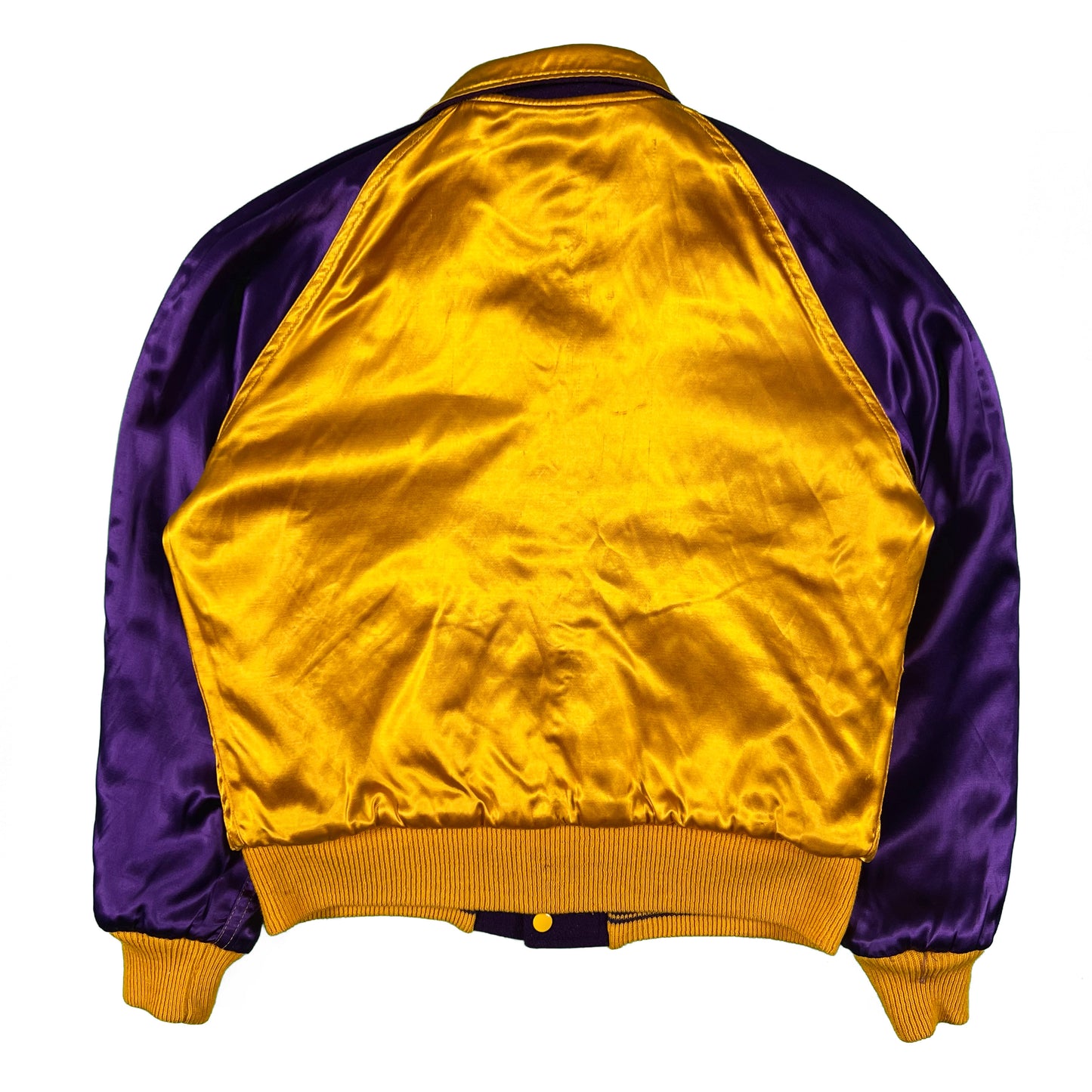 50s Reversible Satin Lakers Varsity Jacket- M