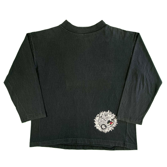 90s MTV Faded Black Long Sleeve Tee- L