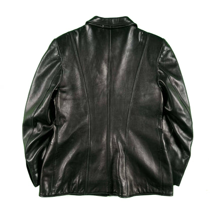 00s bebe Soft Black Leather Jacket- S