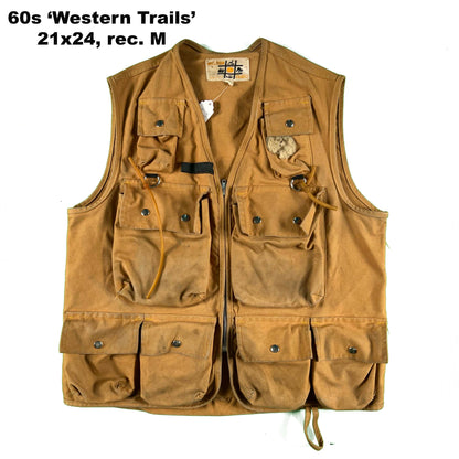 Vintage 60s/70s Fly Fishing Vests- SELECT VEST