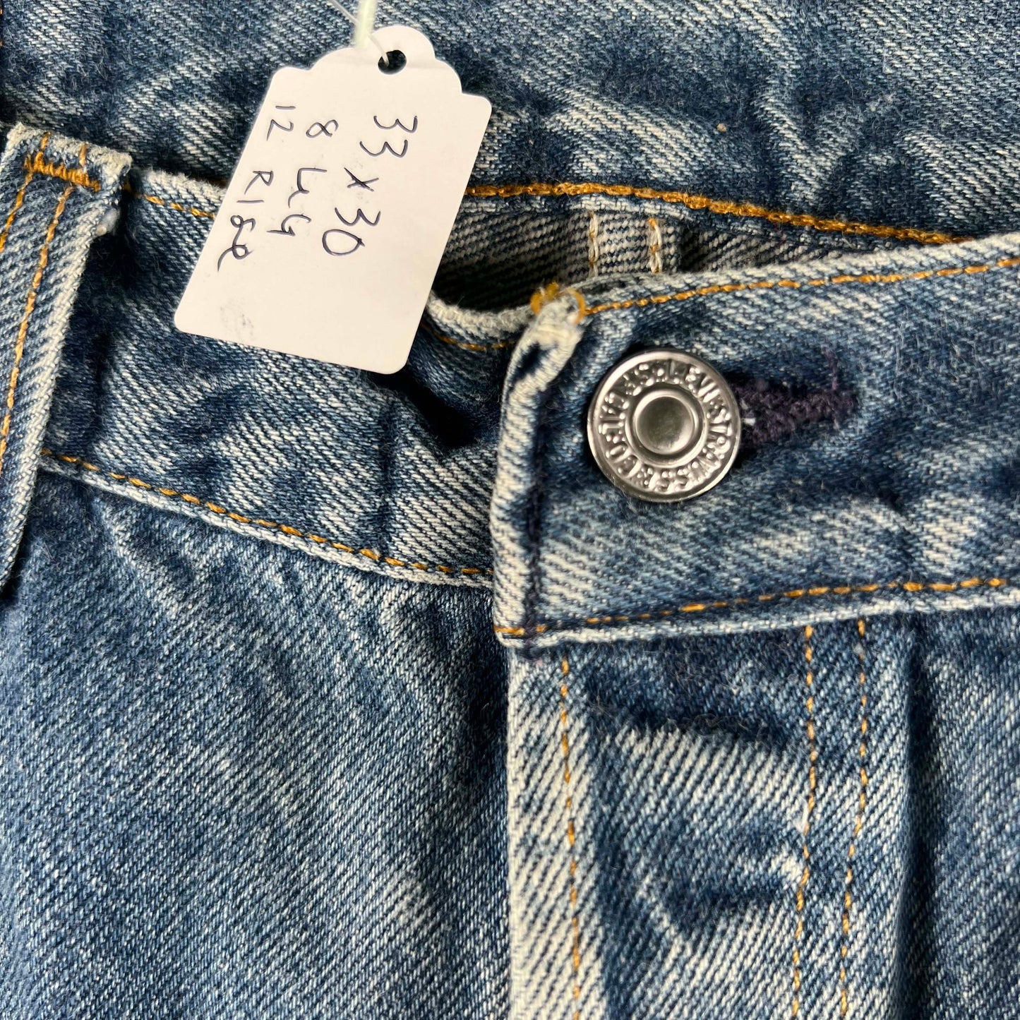 90s Levi's 501 Denim- 33x30