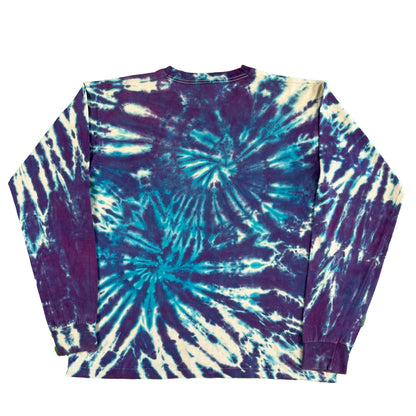 90s FOTL Blank Tie Dye Long Sleeve Tee- XL