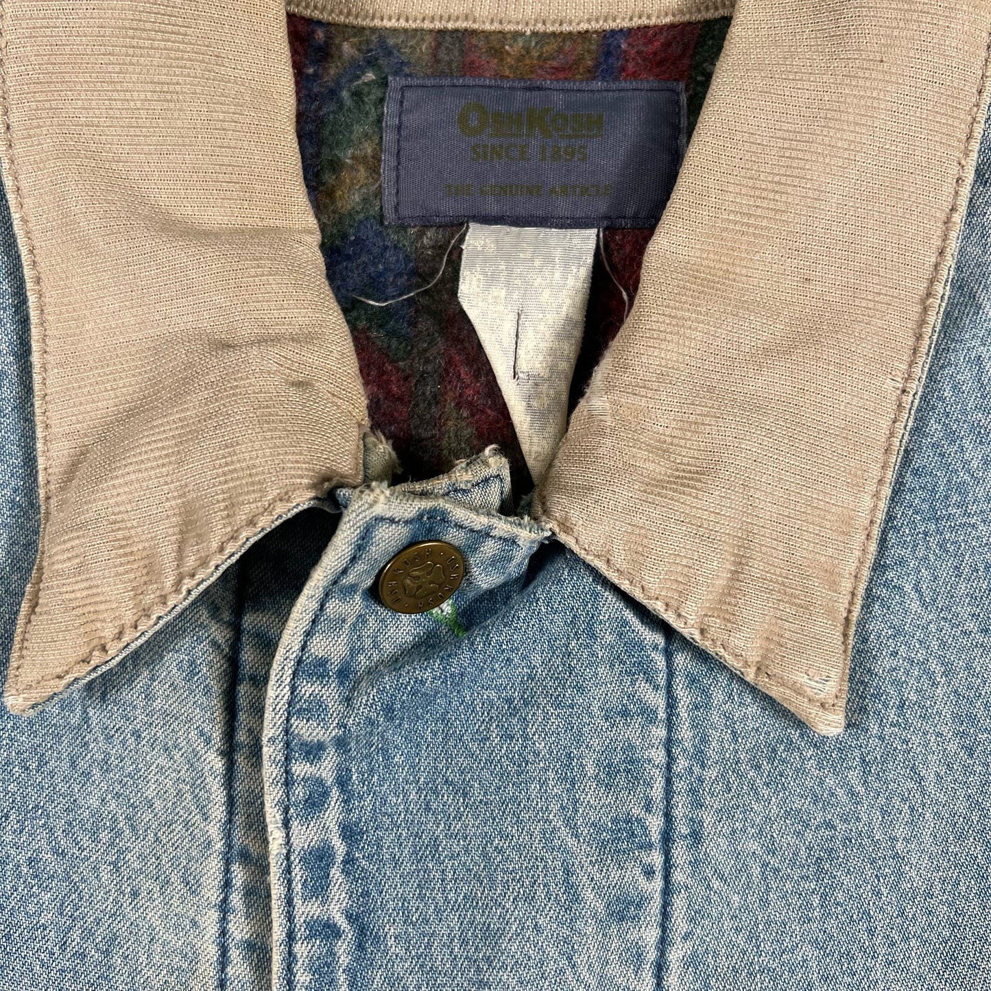 70s OshKosh Thrashed Barn Coat- XL