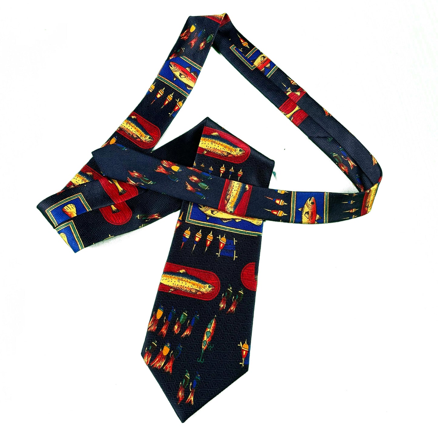 90s 'Hand Made' Fishing Tie