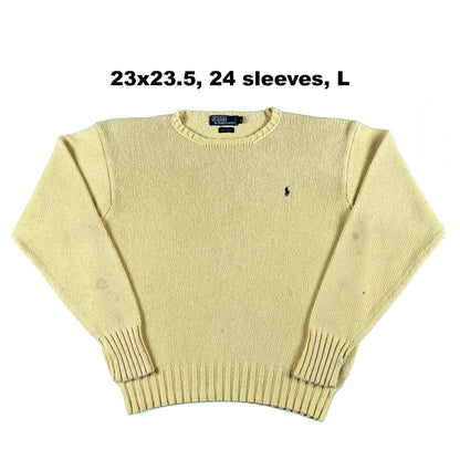 Vintage Polo Ralph Lauren 100% Cotton Sweaters- SELECT KNIT