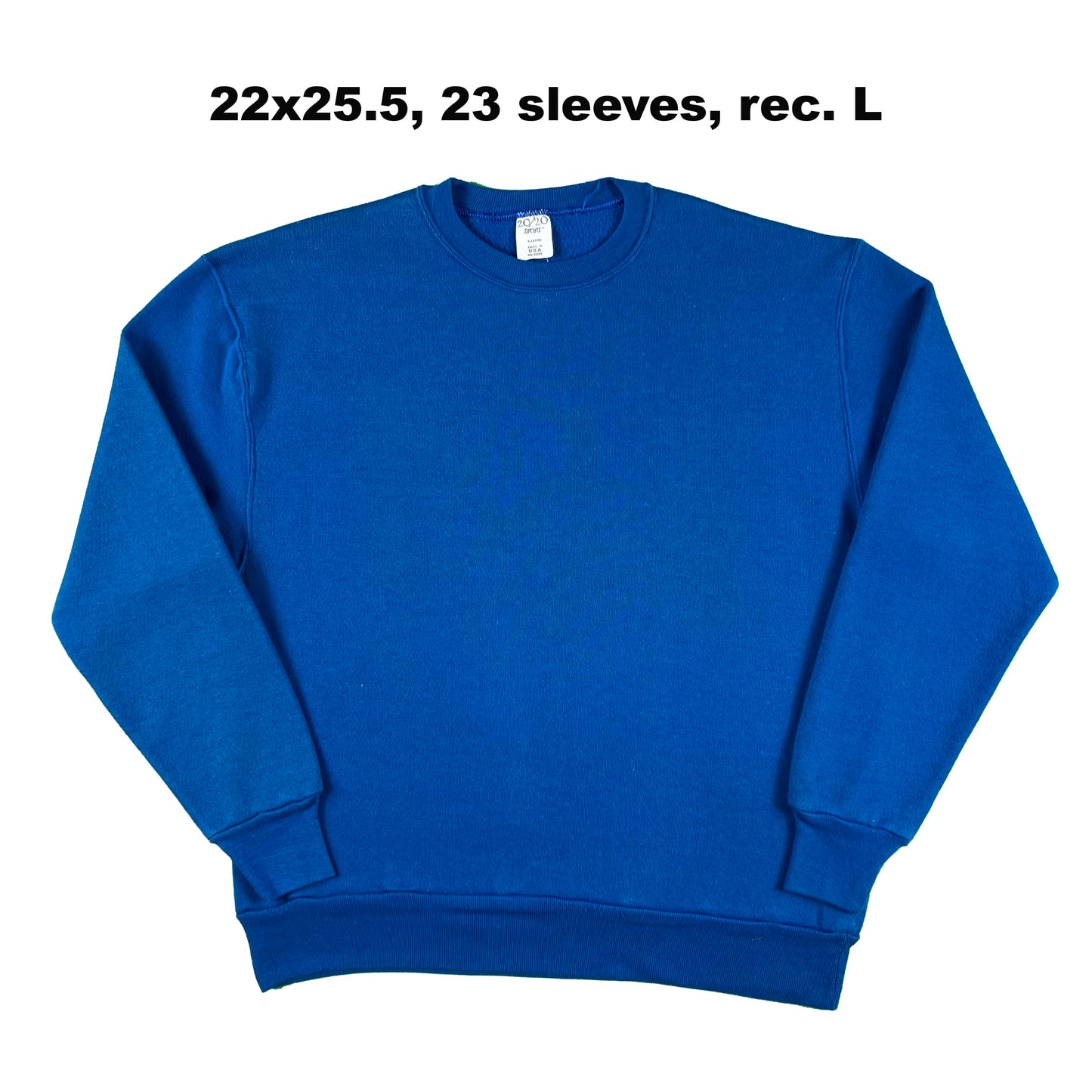 Vintage Blank Blue Sweatshirts- SELECT SWEAT