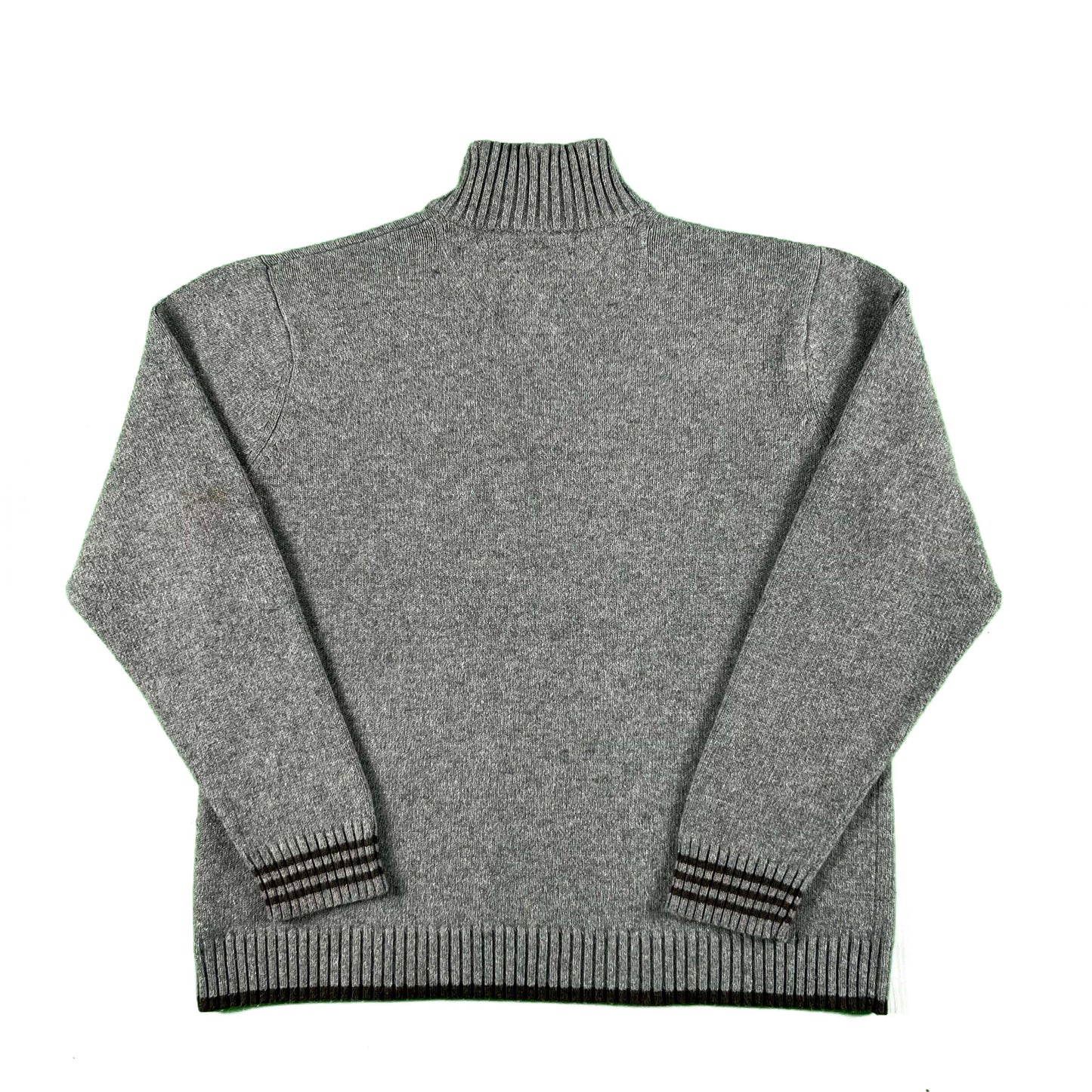 00s Gap 1/4 Zip Elbow Patch Sweater- XL