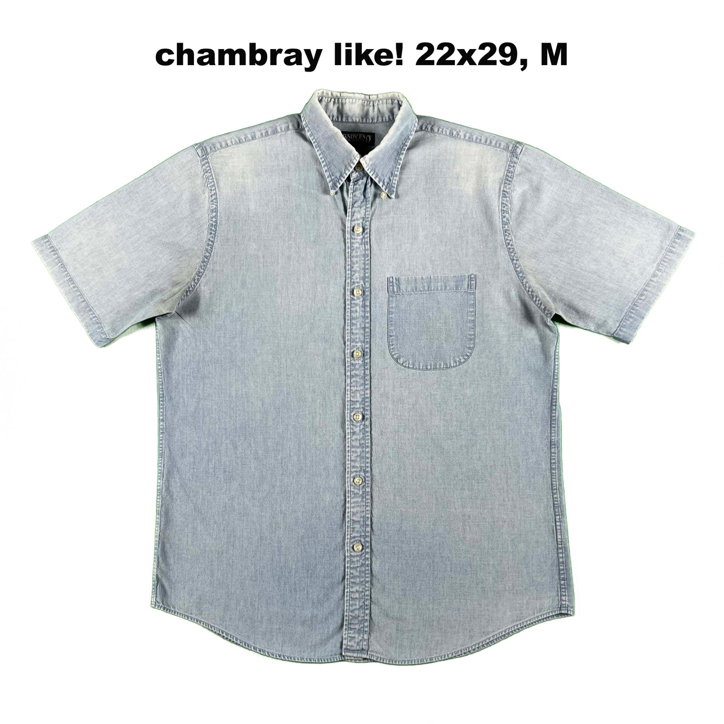 Vintage Lands' End 100% Cotton Button Up Shirts- SELECT SHIRT