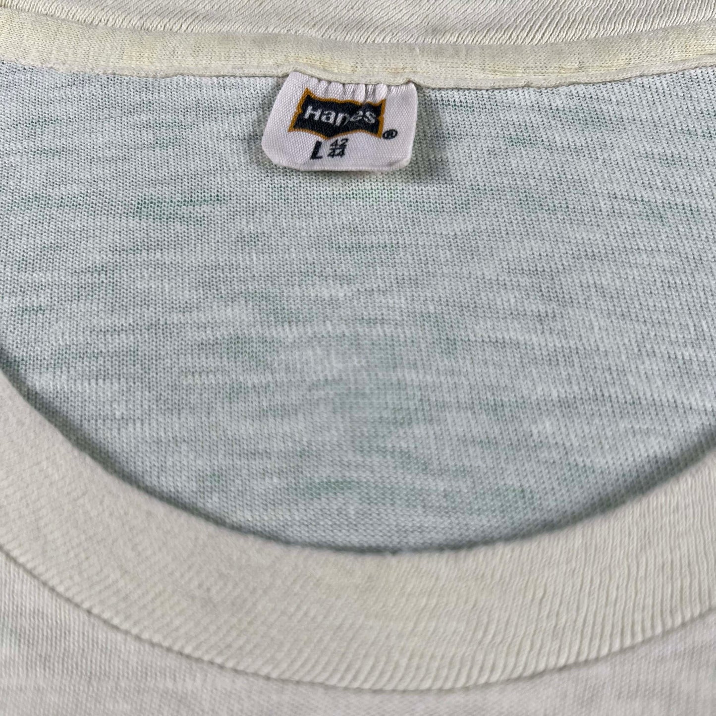 70s Paper Thin Water Print Alamo Tee- M