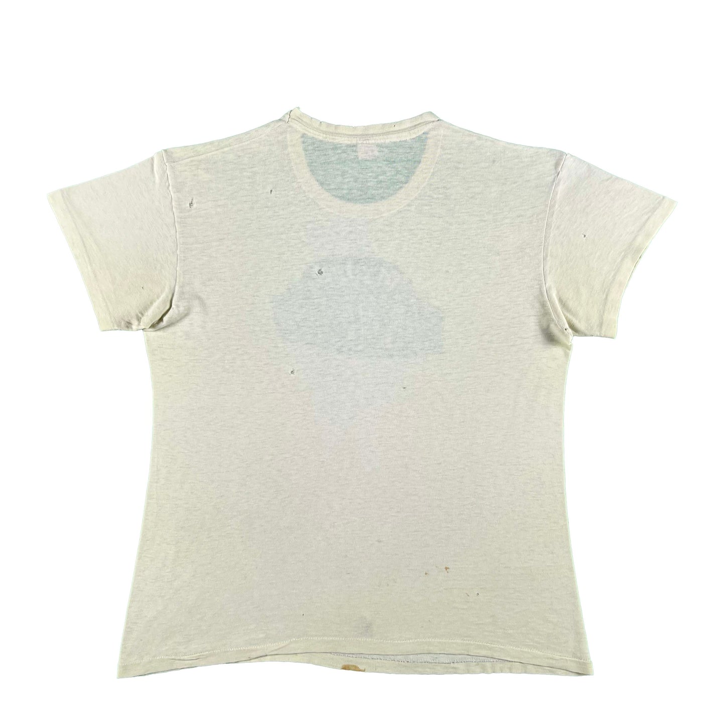 70s Paper Thin Water Print Alamo Tee- M
