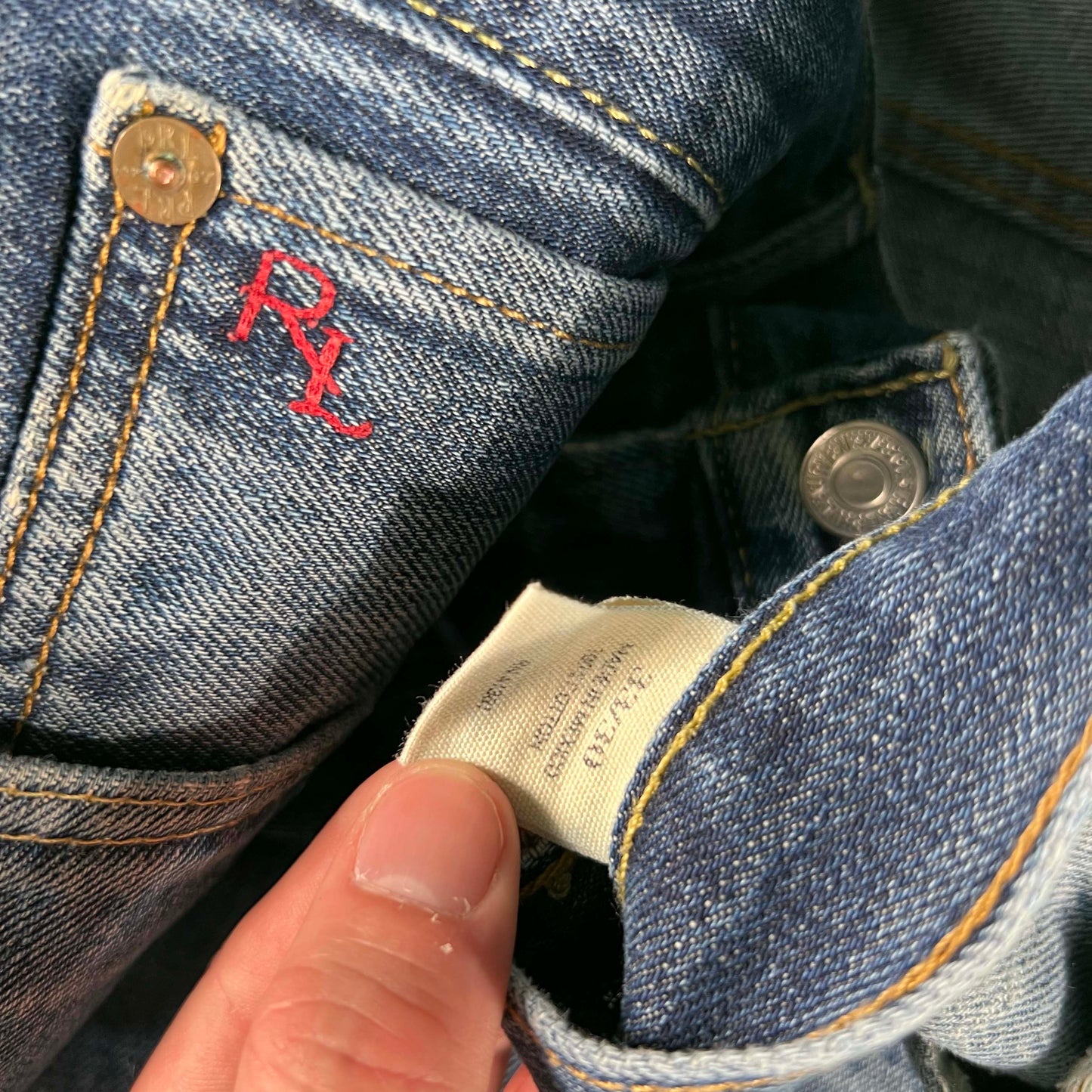 00s Polo Ralph Lauren Faded Denim- 33x30