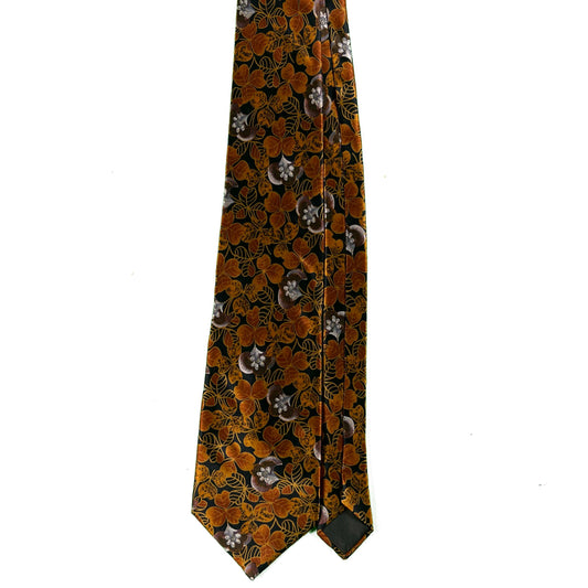 90s Lanvin Silk Clover Tie
