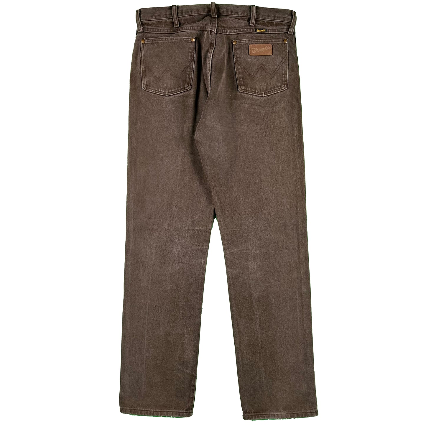 80s Overdyed Brown Wrangler Denim- 34x33